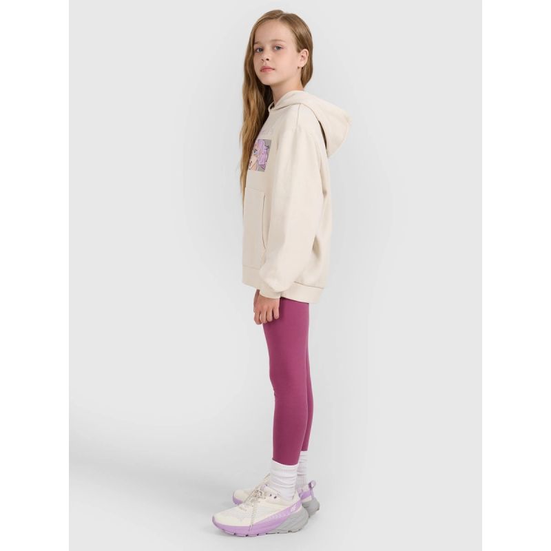 4f Girls' knitted leggings 4FJRAW25TTIGF291-50S Egyéb