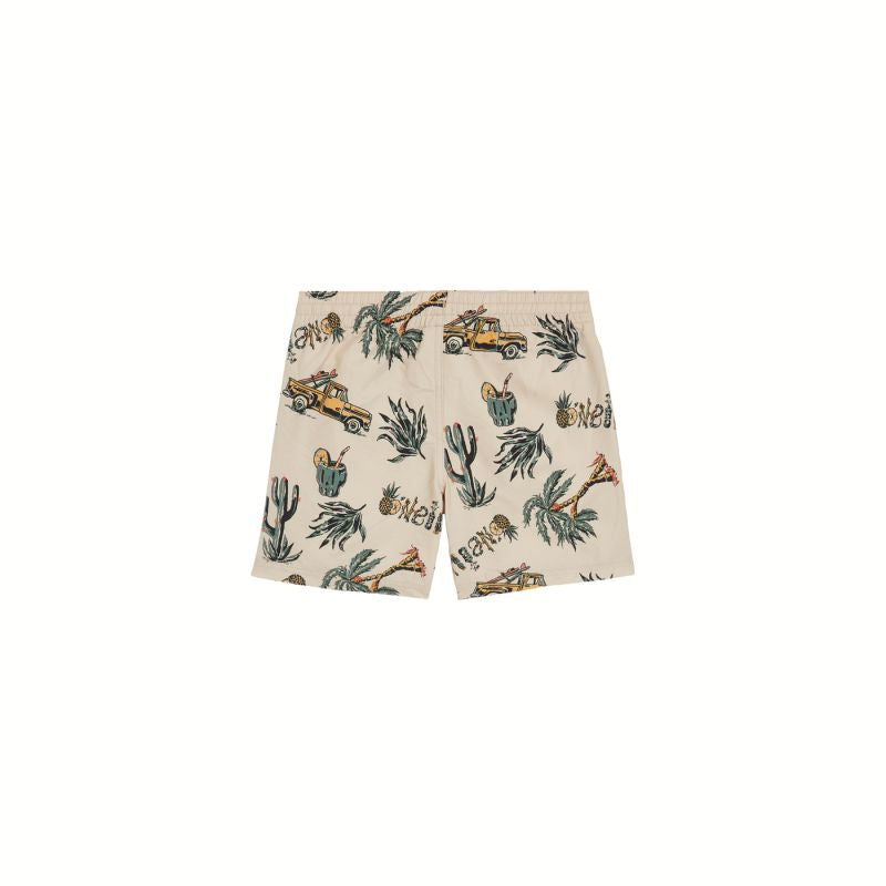 O'Neill O'Neil Mix & Match Cali Print 13'' Swim Jr bézs shorts, swimming shorts