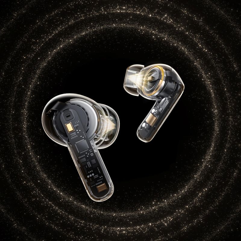 head QCY MeloBuds N20 Wireless In-Ear Noise Cancelling ANC Headphones - Black czarny headsets