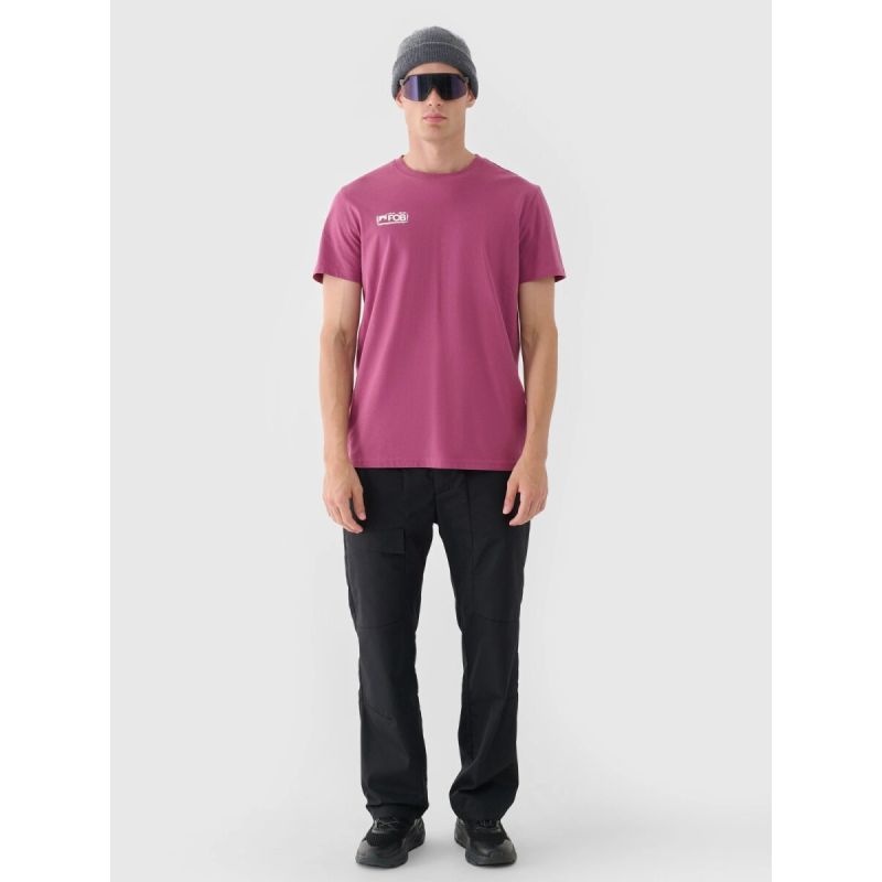 Men's regular plain T-shirt 4F 4FRAW24TTSHM2602-60S póló