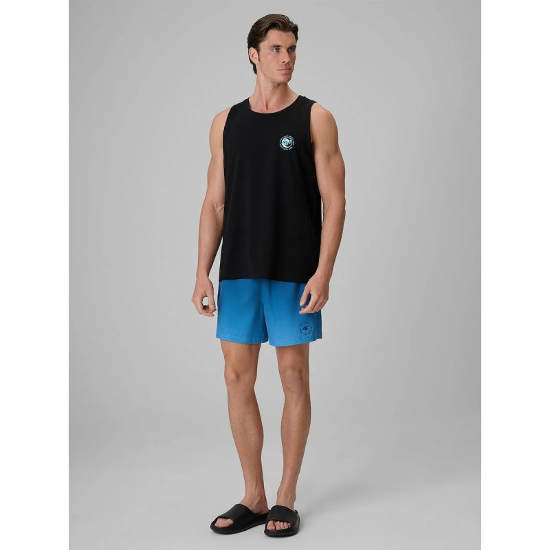 4F Men's regular sleeveless T-shirt with print póló