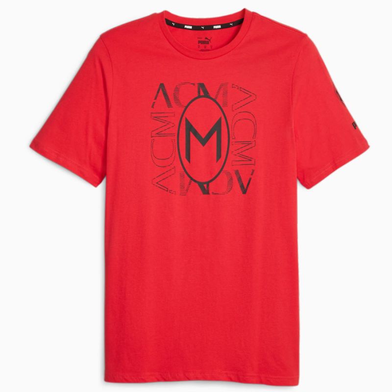 Puma AC Milan FtbCore Graphic Tee M 772314-01 Póló