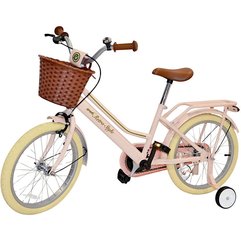 Enero Children'S Bike 18 Retro Style Pink rózsaszín children's bicycles