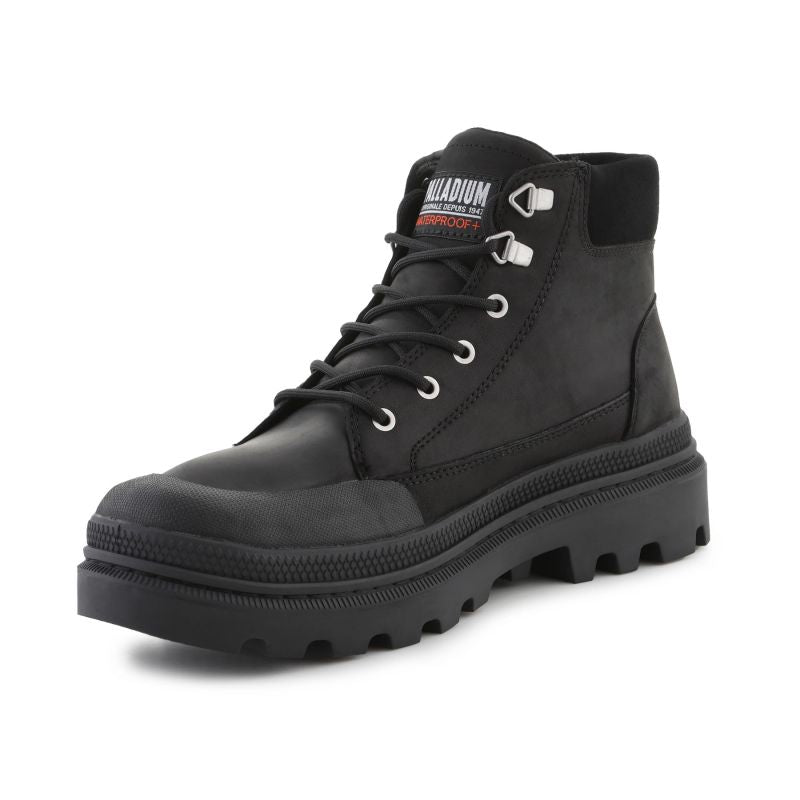 Palladium Pallatroopercuff Wp+ M 04365-008-M Black shoes Cipő