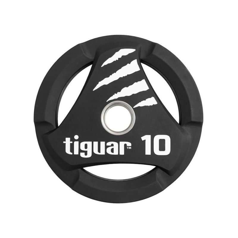 Tiguar PU Olympic plate 10 kg fekete kiegészítő TI-WTPU01000