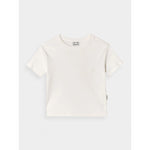 Girls' plain T-shirt 4F 4FJRSS24TTSHF2053-11S póló