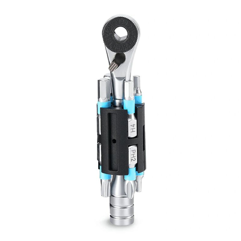 Rockbros TG-8601 Bicycle Multitool S2 Ratchet Cylindrical Housing - Black fekete tourist equipment