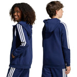 adidas Tiro 26 League Sweat Full Zip Hoodie for Kids Navy KF3322 kék kapucnis pulóver