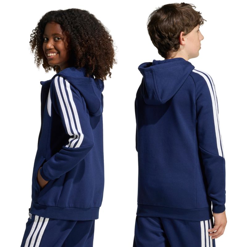 adidas Tiro 26 League Sweat Full Zip Hoodie for Kids Navy KF3322 kék kapucnis pulóver