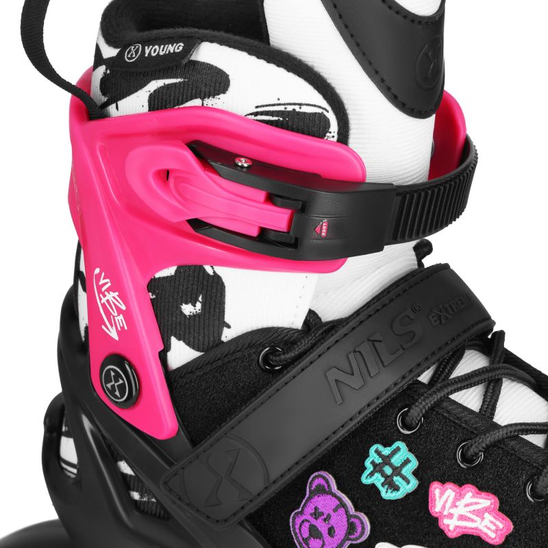 Na2053a Vibe Pink Roller Skates Size S(33-36) Nils Extreme rózsaszín görkorcsolya