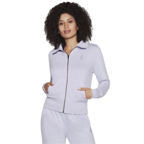Skechers The Hoodless Hoodie Diamond Jacket W3JA262-LVLP Purple L General