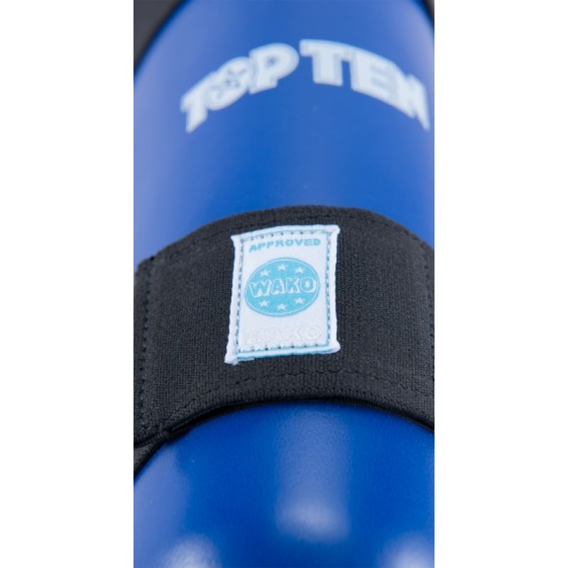 TOP TEN WAKO NA-TT style czerwony+m shin guards