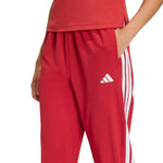 adidas Train Essentials 3-Stripes Woven Women's Pants Red