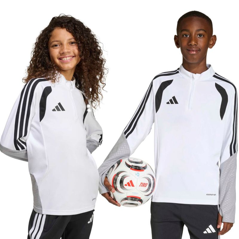 adidas Tiro 26 Competition Training Top for kids, white and gray KA7577 116 cm edzőruha