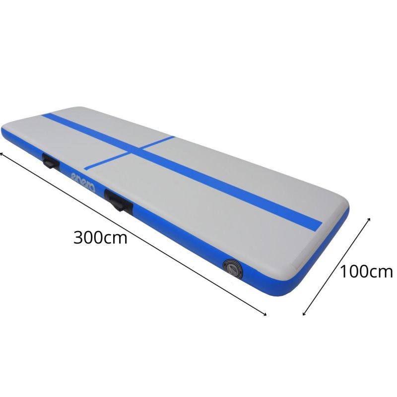 Enero Air Truck Gymnastic Mattress Mat Acrobatic Path Electric Pump kék for school, mattresses, pumps, training equipment