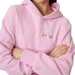 4F Women's sweatshirt F2175 light 56S rózsaszín kapucnis pulóver 4FWSS26TSWSF217556S