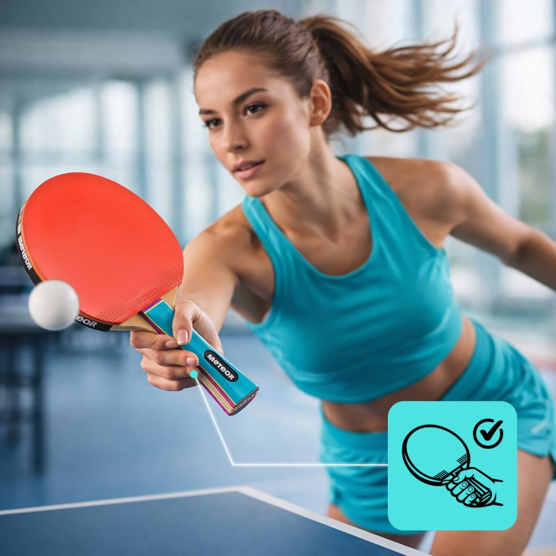 Meteor Zaphyr Table Tennis Racket uniw rackets