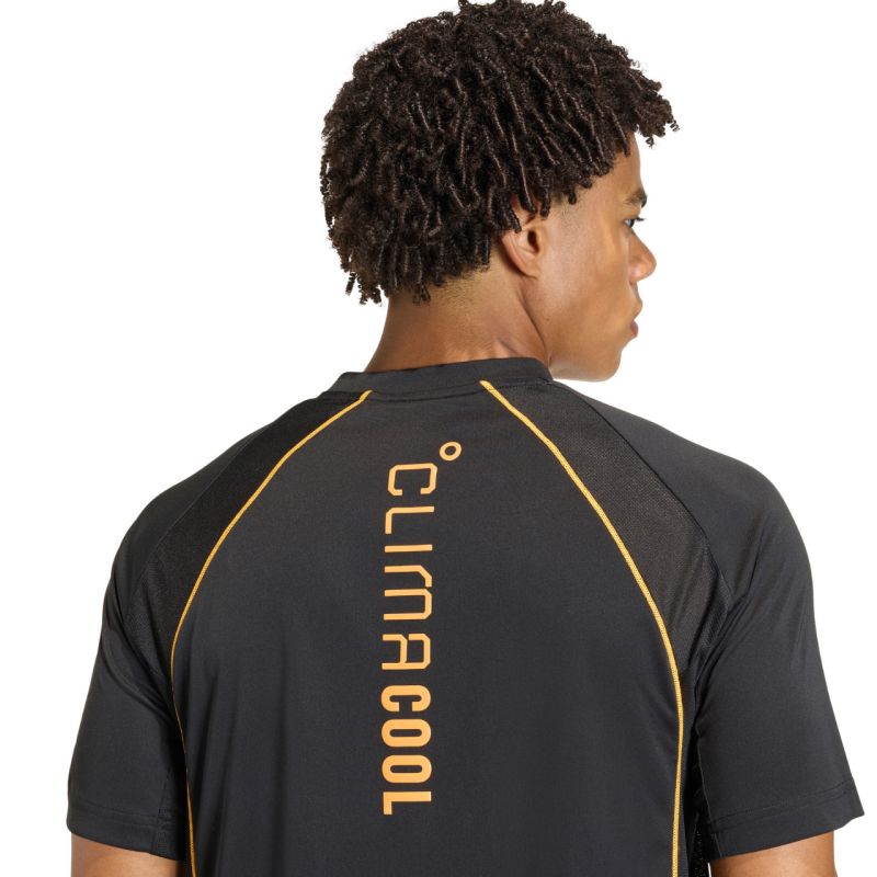 Men's adidas Tech Apparel Climacool T-shirt black KF3379 fekete póló