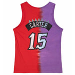 Mitchell & Ness NBA Toronto Raptors Vince Carter Tie Dye Cotton Tank - TTNK3206-TRAYYVCAPRRD 4xl atléta
