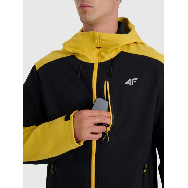 4f Men's 4FRAW25TSOFM506-71S windproof membrane 8000 softshell jacket Ruházat
