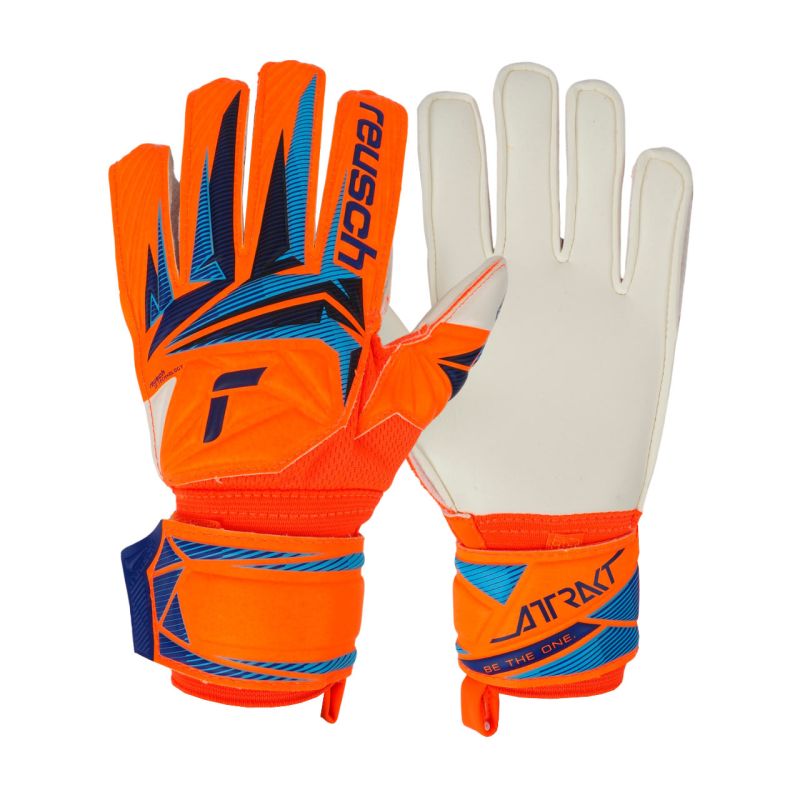 Reusch Attrakt Advance Junior Goalkeeper Gloves Orange 5672214 narancssárga kapuskesztyű