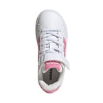 Adidas Grand Court 3.0 kids' shoes white and JP9371 rózsaszín footwear