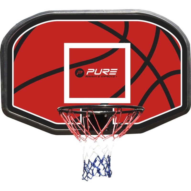 Pure 2 Improve BASKETBALL BACKBOARD RIM 45CM fekete boards