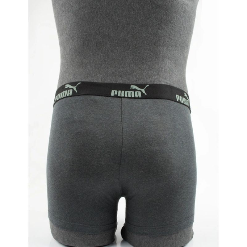 Puma Men's Boxer Briefs 9-Pack Black Gray Khaki Comfortable Cotton Alsónemű szürke