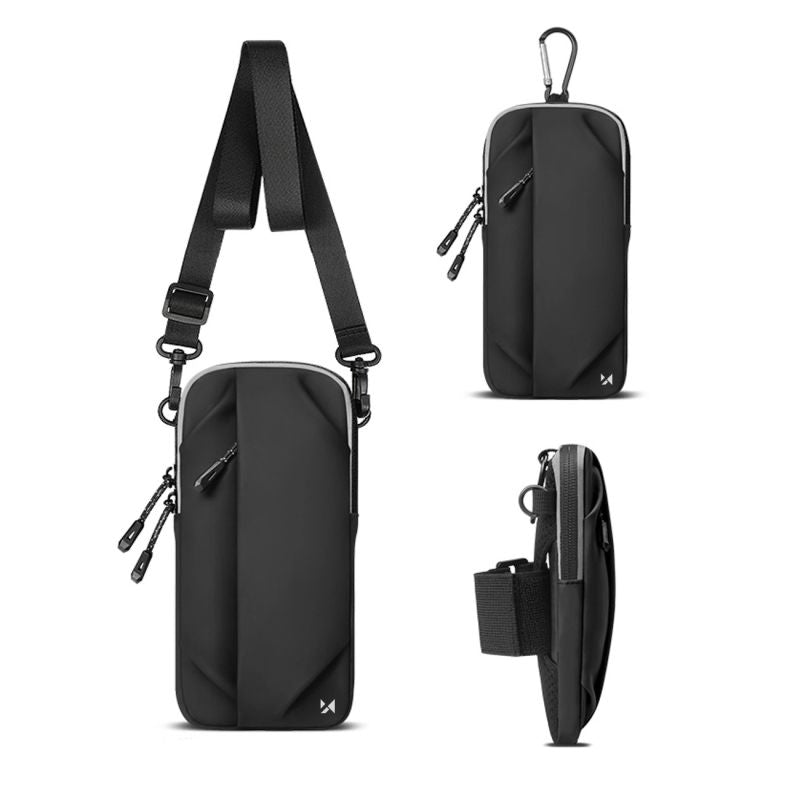 Wozinsky WSDB-B armband phone bag for running - black fekete karszalag 304004-197654
