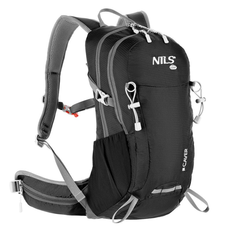 Nc1950 Black Cavern Tourist Backpack 18l Nils Camp fekete hátizsák
