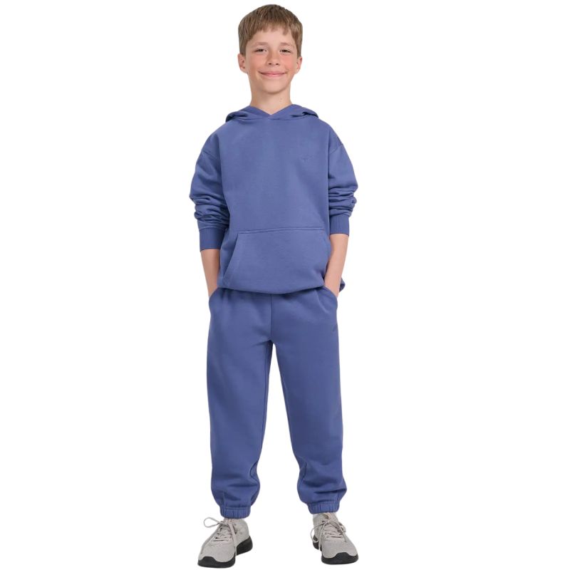 4f Boy's sweatshirt M1945 blue 4FJWAW25TSWSM1945 33S Kiegészítő