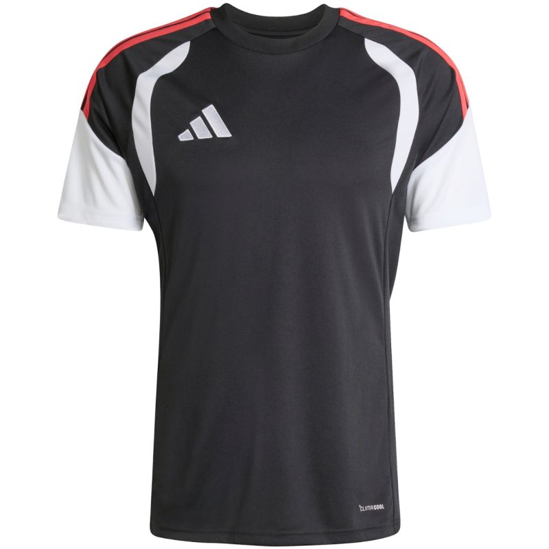 Men's adidas Tiro 26 League Jersey black, white, and red KB1357 piros mez