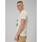 Men's regular printed T-shirt 4F 4FRAW25TTSHM3378-11S póló