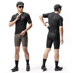 Rockbros Diamond Short Sleeve Cycling Jersey Size XL - Black czarny \ xl póló