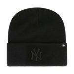 47 Brand New York Yankees Black Hat B- fekete kötött sapka B-HYMKR17ACE-BKAL15121349
