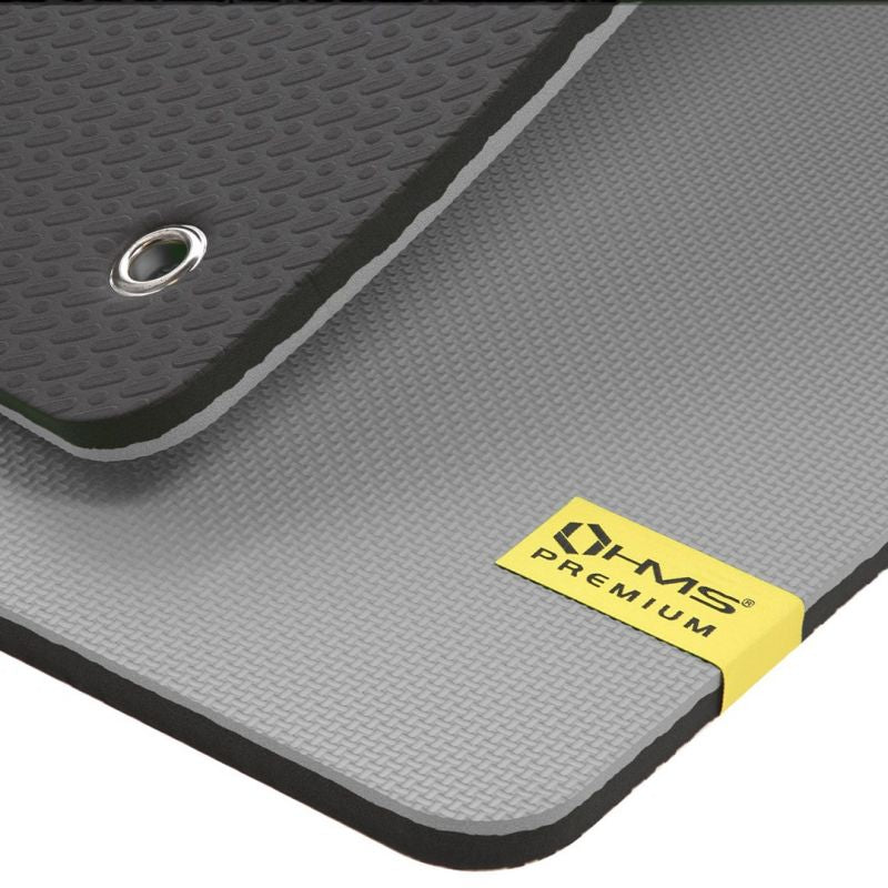 HMS Green Premium MFK08 club fitness mat with holes zöld fitness matrac 17-44-265