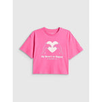 4F Loose T-shirt with a girl's print 158/164 ruházat 4FJRSS26TTSHF3908-54N