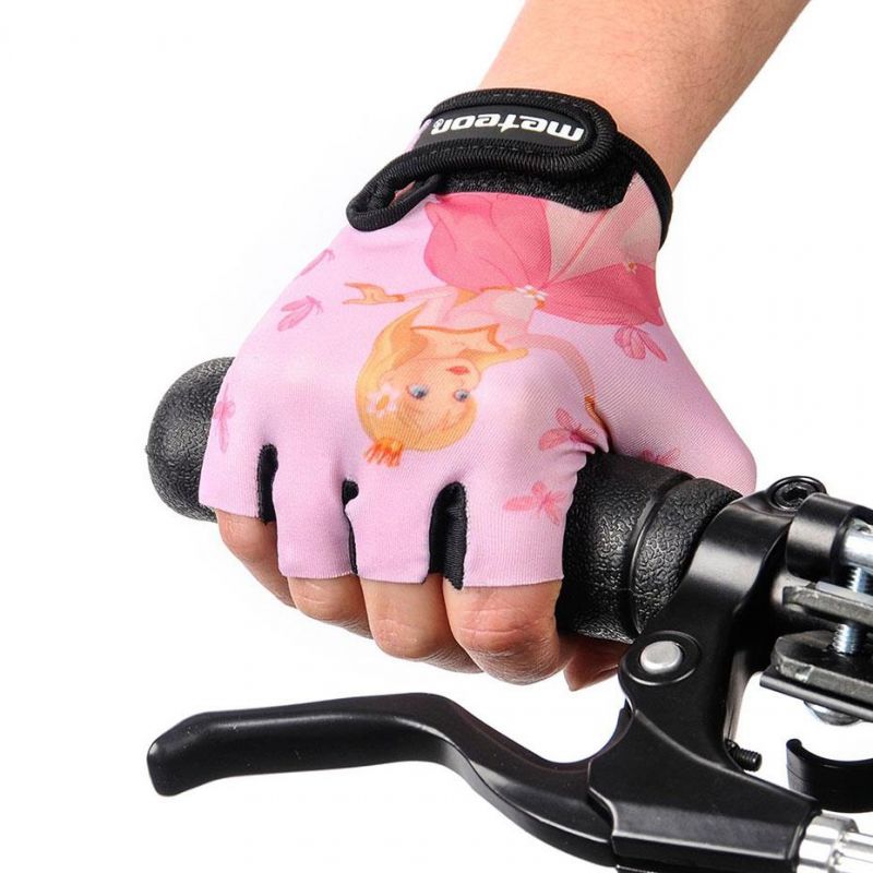 Meteor Princess Jr Cycling Gloves rózsaszín gloves, gloves