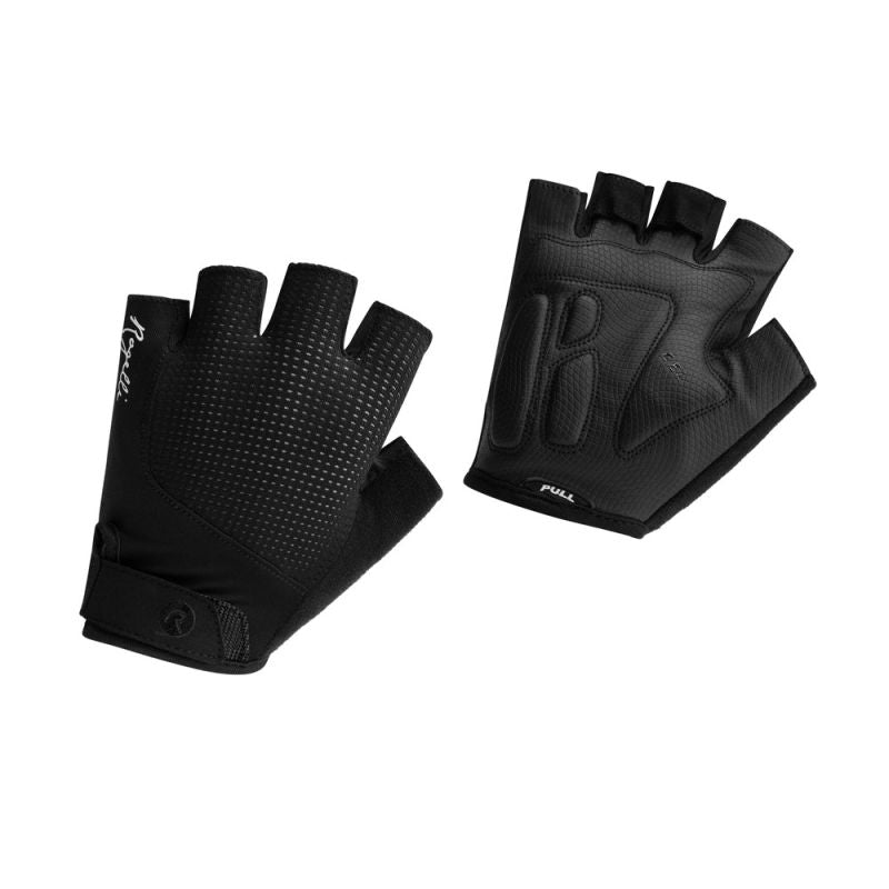 Rogelli ESSENTIAL women's gloves black fekete kesztyű