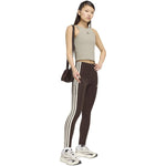 Adidas Women's Essentials 3-Stripes Brown 2xs leggings KS6286