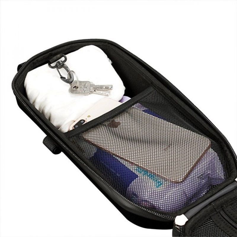 Wozinsky Waterproof Scooter Handlebar Bag, Scooter Bag, 4 L, ( ) fekete táska WSB2BK