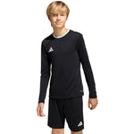 adidas Entrada 26 Long Sleeve Jersey Black KF5879 104cm hosszú ujjú mez
