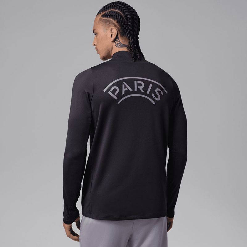 Nike PSG Strike Drill Top IB3646-045 sweatshirt fekete pulóver