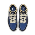 AIR Jordan Men's 1 Mid SE Craft Obsidian - fekete cipő