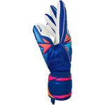 Reusch Attrakt Grip goalkeeper gloves blue 5670815 kék kapuskesztyű