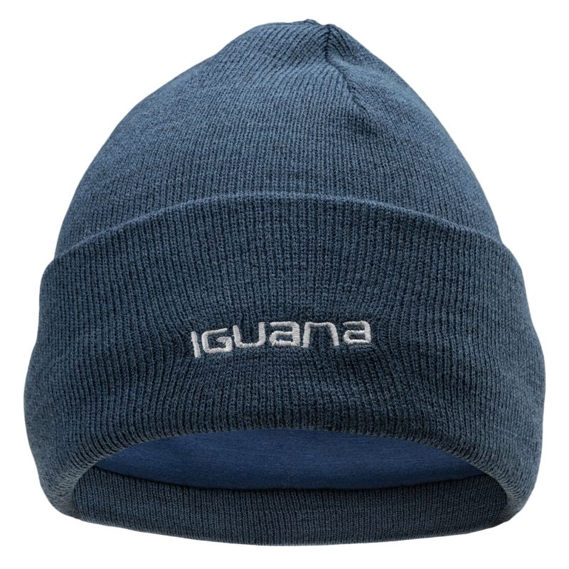 Iguana lea hat in W sötétkék kötött sapka 92800337318