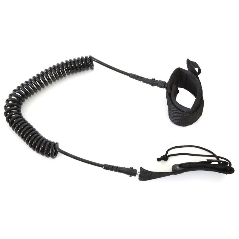 Enero Sup Board Safety Rope 10 Feet Black