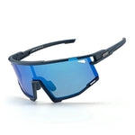 Rockbros SP258 ROAD TO SKY Cycling Glasses Polarized Blue Lenses - Navy Blue granatowy training equipment