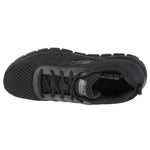 Skechers Track-Moulton 232081-BBK Black fekete utcai cipő
