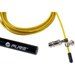 Pure 2 Improve 3-In-1 Weighted Skipping Rope, Replaceable Lines, Pure 2 Improwe fekete ropes, training equipment